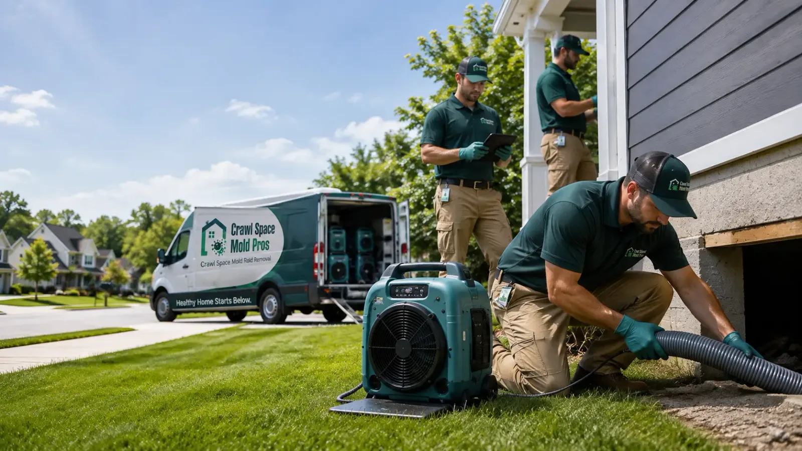 Crawl Space Mold Removal in Pearsall, TX